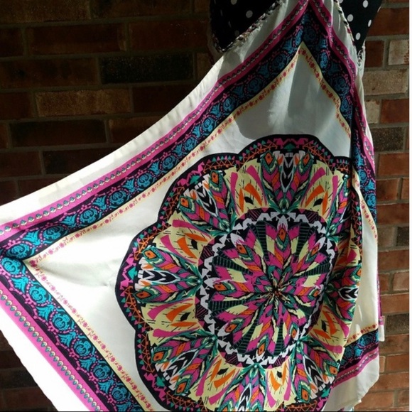 ROMEO & JULIET Couture multicolor dress - Picture 3 of 6